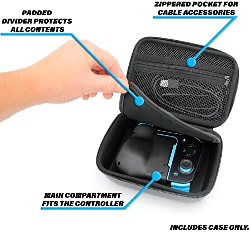 CASEMATIX Travel Case Compatible With Turtle Beach Atom Mobile Gaming Controller for Android or Cloud Gaming , Includes Carry Case Only - Image 3