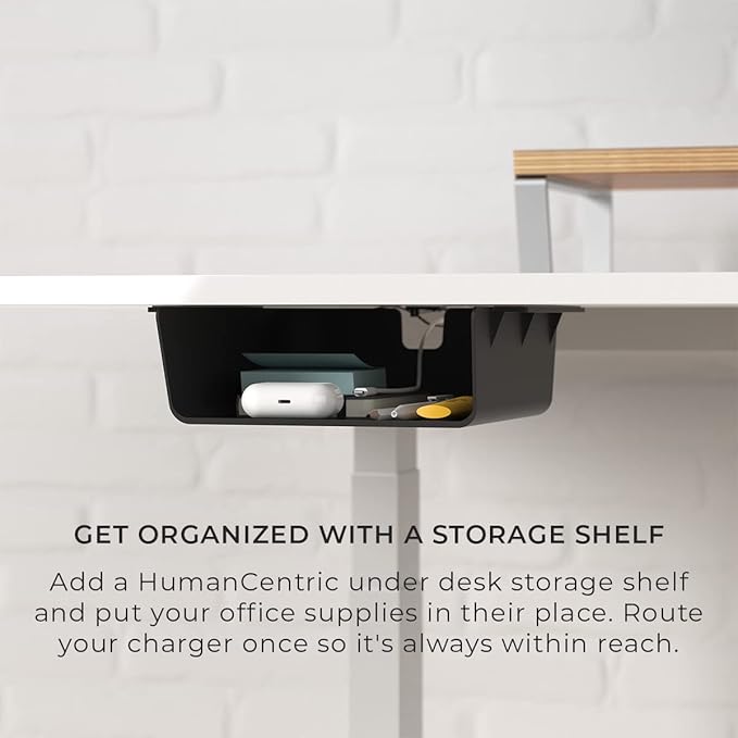 HumanCentric Under Desk Storage Shelf, Drawer Organizer For office & more - Image 2