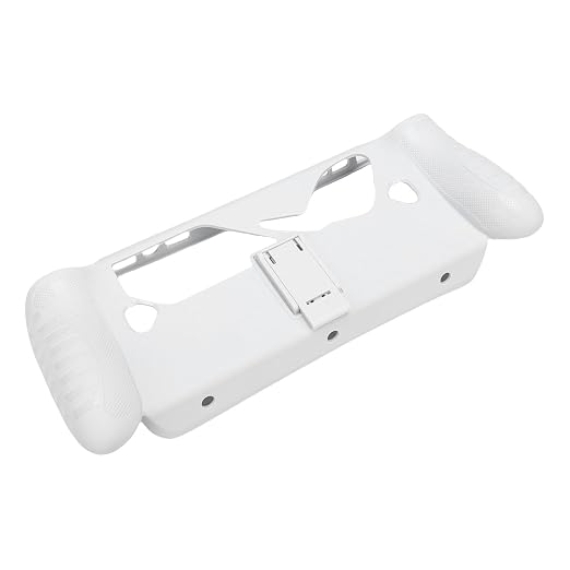 TPU Protective Case with Stand for Gaming Console, Ultra Soft Silicone Cover, Lightweight Shockproof Protector for 7-Inch Handheld System 2025, White - Image 3