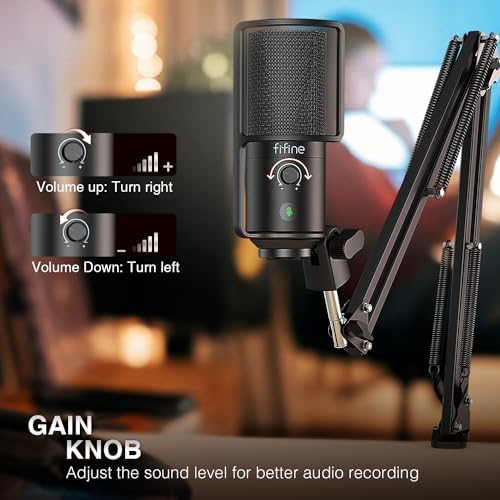 FIFINE T669PRO1 USB Studio Recording Microphone for Podcast, Singing - Image 5