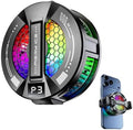 2 In 1 Magnetic & Clip-On Phone Cooler, 3-Level Silent Fan with RGB Effects by Unknown
