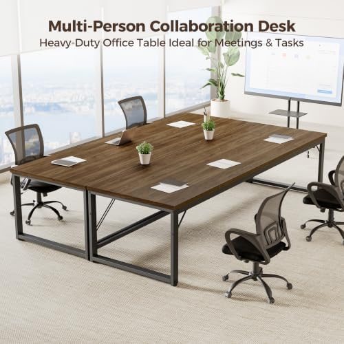 Mericonia 63x28 Inch Computer Desk, 1" Thick Heavy Duty Office Table - Image 6