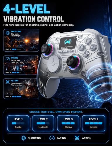 AOC PC Controller with Interactive Screen, Hall Effect Sticks & Triggers - Image 3