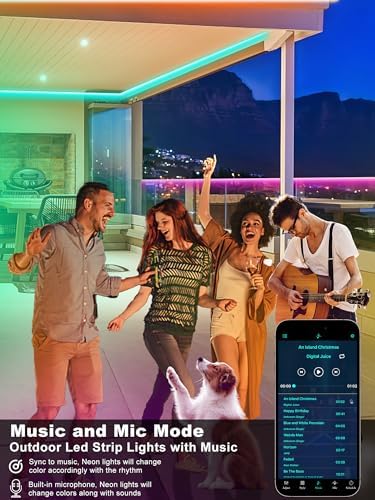 Ledagic Outdoor Led Strip Lights Waterproof 300ft, Outside Led Light Strip - Image 2