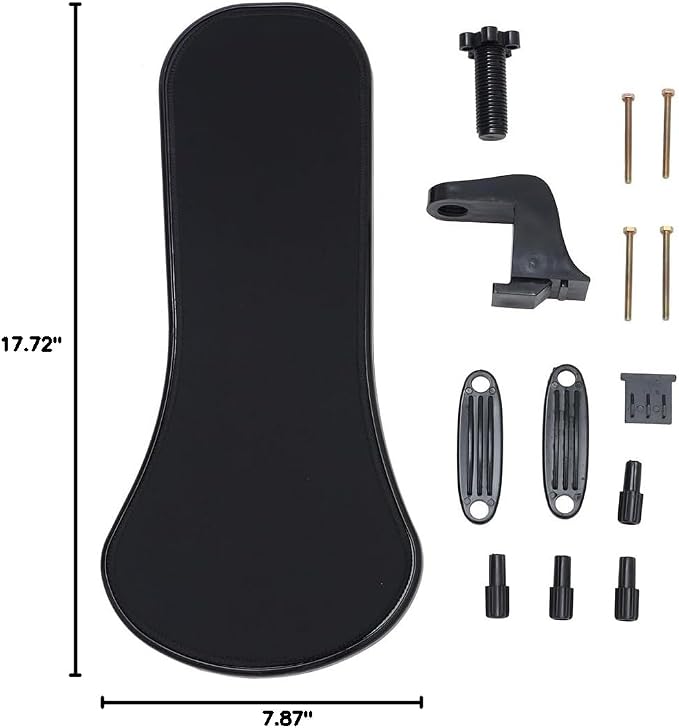 okhobby Arm Rest Mouse Pads,Desk Extender, Punch-Free Clamp on, Adjustable Armrest Wrist Support Attachment,Arm Rest for Desk and Chairs - Image 9