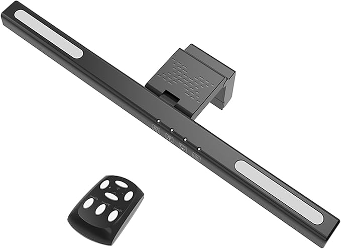 BY-J PC Screen Lamp with Remote Control, Adjustable Screen Light Automatic Dimming, LED USB Computer Lamp 15.7 in Monitor Light Bar Lighting for Office Gaming by BY-J