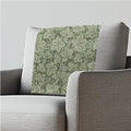 Green Leaf Textured Print Recliner Chair Headrest Protector Cover 2/Pcs- Easy Install Breathable Polyester, Waterproof & Anti-Slip with Fixing Nails for Office/Home (26x16 Inch) by ZCFYGDX