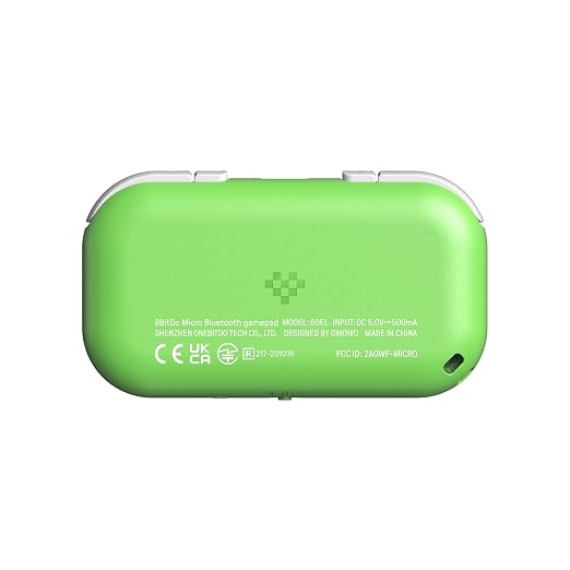 8Bitdo Micro Bluetooth Gamepad Pocket-sized Mini Controller for Switch/Switch 2, Android, and Raspberry Pi, Supports Keyboard Mode (Green) - Image 4