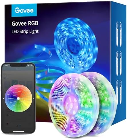 Govee Smart RGB LED Strip Lights 65.6ft, Work with Alexa Google Assistant by Unknown