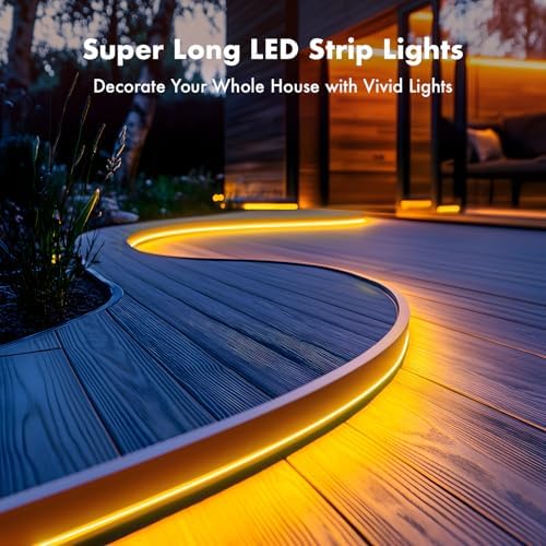 SILFU Neon Rope Lights, 40FT RGB LED Strip Lights - Image 7