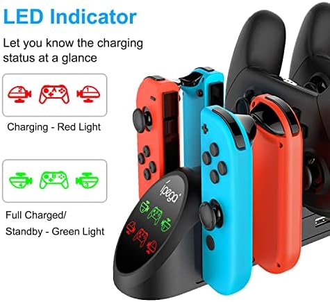 FASTSNAIL Switch Controller Charger for Nintendo Switch/OLED for JoyCons - Image 4