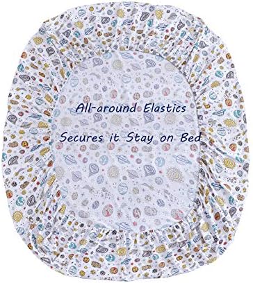 JSD Space Theme Galaxy Kids Full Sheet Set 4 Piece - Image 3