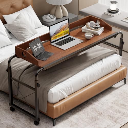 BYMECOST Laptop Desk for Bed, Adjustable Height & Length Laptop Bed Table by BYMECOST