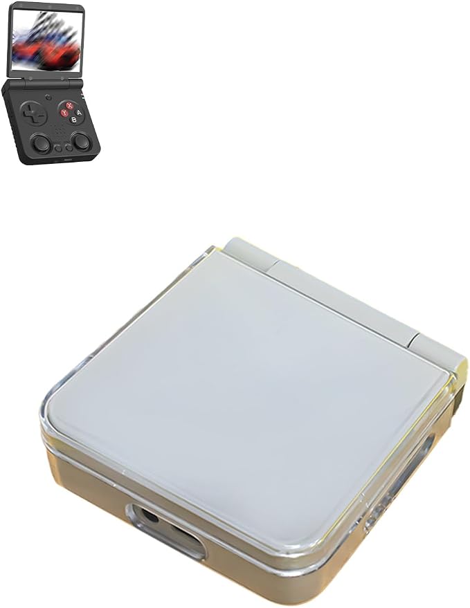 Case for Miyoo Flip V2 Gaming Console,BOVUGAC Fully Wrap PC Protective Shockproof Cover for Miyoo Flip Handheld Game Consoles—Clear by Unknown