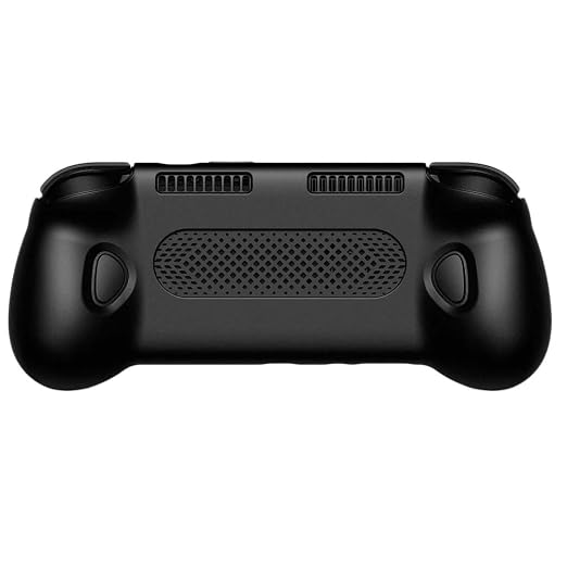 Grip Case for AYN Odin 3, Grip Handle Ergonomic Protective Cover Anti-Fall Shockproof Shell Protector Stand Holder for Odin3 Handheld Game Console Accessories (Black) by Unknown