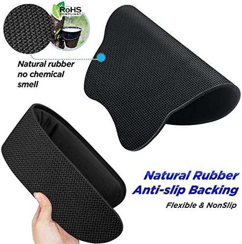Gimars Upgrade Enlarge Superfine Fibre Soft Smooth Gel Ergonomic Mouse Pad Wrist Support and Keyboard Wrist Rest for Computer, Laptop, Mac, Gaming and Office, Durable, Comfortable and Pain Relief - Image 5