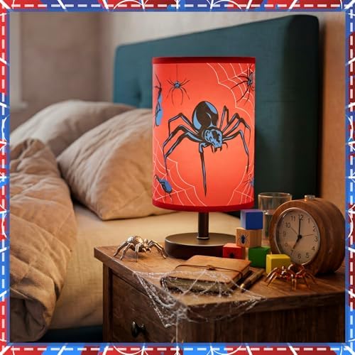 Glooglitter Spider Table Lamps Gifts 3 Colors Dimmable Lights 11.02 x 5.12 Inch Themed Decorative Nightlight Fashion Bedroom Bedside Lamps for Room Bedroom Desk Home Decor Birthday Gifts - Image 5