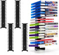 4 Pack Video Game Case Storage Wall Mount - Holds Up to 72 Disc Boxes,Metal Wall Mounted Game Case Holder for PS,DVD,Xbox Game Organizer by Unknown