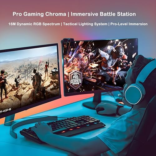 32 Inch Monitor Backlight - Smart LED Strip for PC Monitor Sync - Cinematic Screen Color and Music Rhythm - Software Driven Gaming Desktop Ambient Light for Pro Battlestations (32 inch) - Image 5