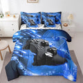 Erosebridal Gamepad Bedding Sets 7 Piece Queen Size Boys Gaming Comforter Set | Video Games Bed in A Bag with Sheet for Kids Teens Adult Bedroom Decor, Modern Gamer Console Bed Sets by Erosebridal