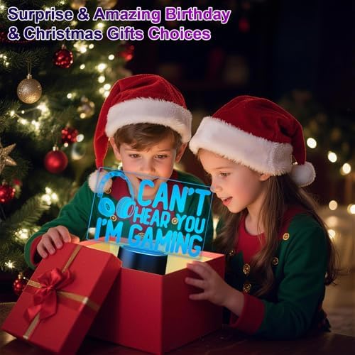 3D Illusion Night Light, Dual Control (Remote + Touch) 16 Colors, USB/Battery Powered, Gaming Equipment LED Lamp, Ideal Gift for Men Gamers Teenagers and Kids - Image 7