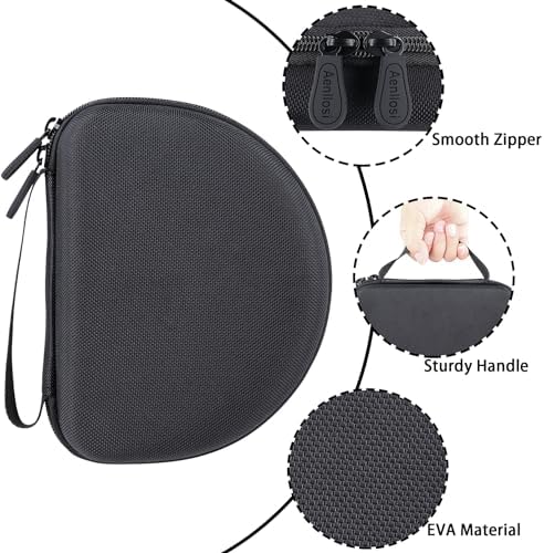 Aenllosi Hard Case for Soundcore H30i On-Ear Headphones, Black - Image 5
