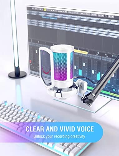 FIFINE AmpliGame A6VW Condenser USB Desktop Microphone for Gaming PC/PS5 - Image 6