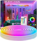 65.6FT Neon Rope Lights,Flexible Led Light Control with App/Remote,Multiple Modes,IP65 Outdoor Waterproof,Music Sync Strip for Bedroom by httpsmp