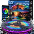 40ft COB RGB+IC LED Strip Lights, Bright Dream Color COB LED Light Strip by BUNACET