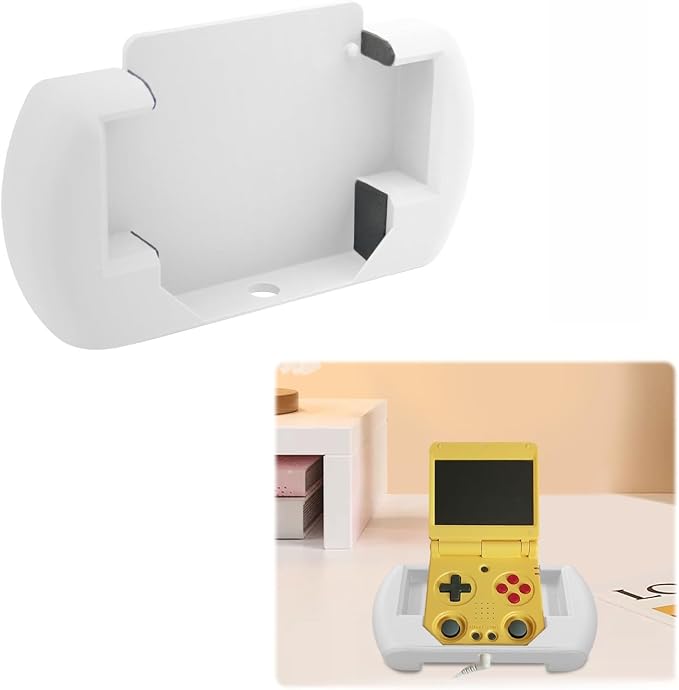 Ergonomic Grip Compatible with Anbernic RG34XXSP, Anti-Slip Handheld Stand for Open Source Console Gaming (Grey) - Image 6