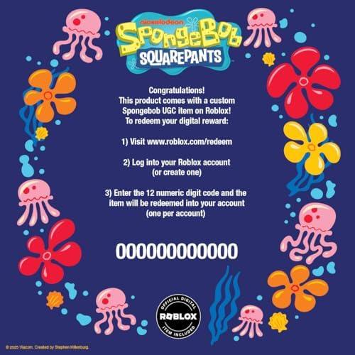Spongebob Squarepants Movie Kids Full Size Bedding Set with Roblox UGC Reward Included – 7-Piece Super Soft Cozy Reversible Comforter & Sheet Set (Officially Licensed Product) by Franco - Image 3