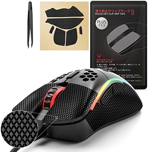 [Grip Upgrade] HOTLINEGAMES 2.0 Plus Anti Slip Grip Tape Compatible with Model D- Gaming Mouse Skins, Sweat Resistant, Cut to Fit, Easy to Apply, Performance Upgrade by HOTLINEGAMES