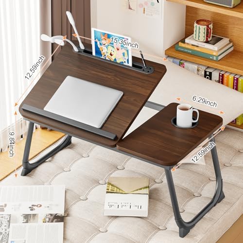 Laptop Desk for Bed, Adjustable Laptop Stand with 5 Different Angles - Image 5