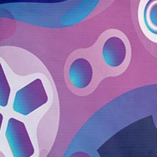 Full Size Gaming Bedding Collection - Duvet Cover Set & Pillowcases with Adorable Controller Pattern on Black, Ideal for Teen Gamers' Room Makeover (Modern Gaming Vibe) - Image 7