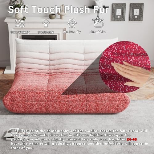 WHGBJA Oversized Bean Bag Chair for Adults with Memory Foam 3 Seater Couch | Floor Sofa Couch for Gaming, Reading, Bedroom, Living Room, Comfy, Boneless, Ergonomic - Image 3