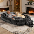 Dark Grey Human Dog Bed - 71''x45''x12'' Size Fits You and Pets by FollowUs