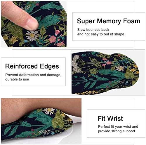 Lateefah Mouse Pad with Wrist Rest, 3-in-1 Gaming Mouse Pad, Keyboard Wrist Rest, Ergonomic Memory Foam Mousepad with Wrist Support for Computer Keyboard - Image 3