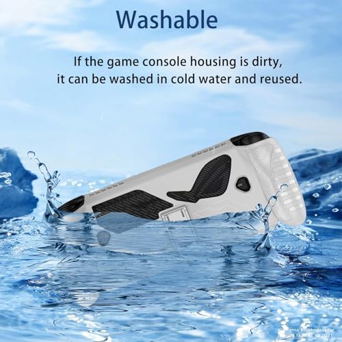 Case for ASUS ROG Xbox Ally X(2025),NOUKAJU Game Console Case,Anti-Drop, Anti-Scratch,Shockproof,Silicone Protective Cover for ASUS ROG Xbox Ally Handheld Video Game Console(White) - Image 6