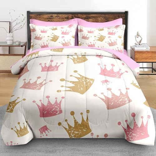Pamnest Full Comforter Set with Sheets, 7 Pieces Cute Kids Bedding - Image 3