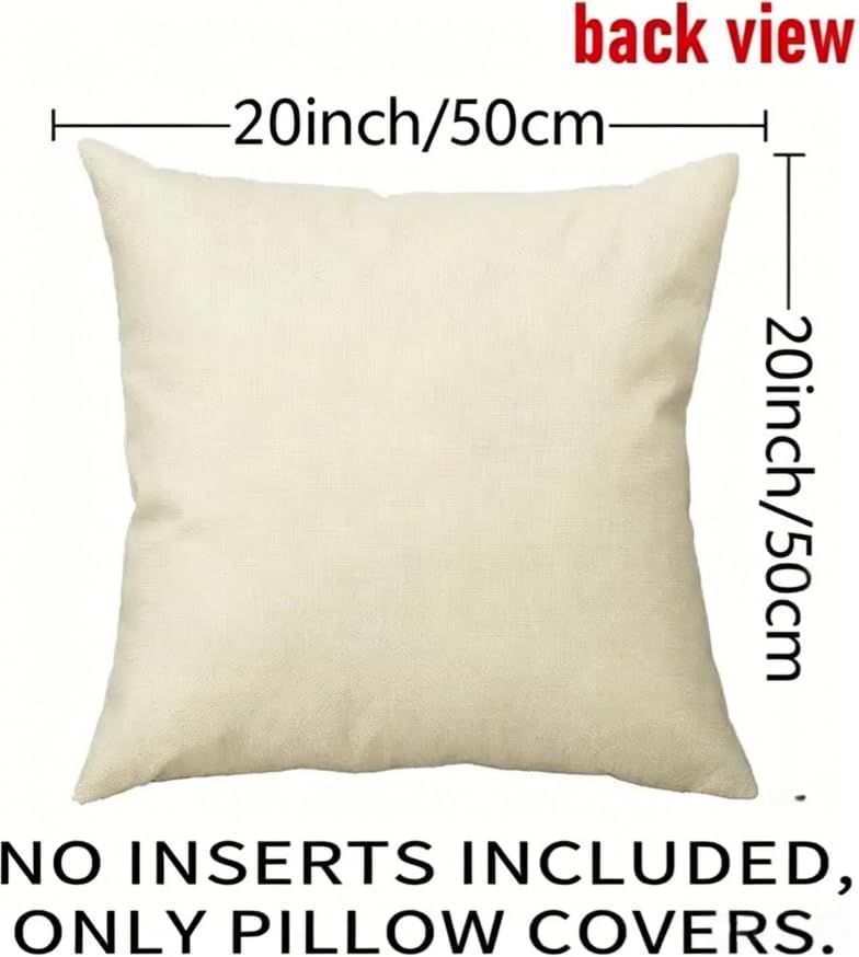 2D Flat, 2pcs Elegant White Rose Linen Throw Pillow CoverDecorative, White and Gray Rose Design, Elegant Home Decor Cushion Case，20x20 Pillows Linen Pillowcase - Image 2