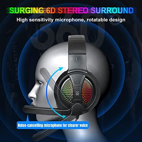 DGG Gaming Keyboard and Mouse, Headphones, Mouse pad Combo for PC Gamers - Image 5