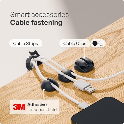 PAMO Cable Management Under Desk, Set of 2 - White - Image 5