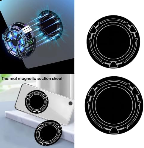 6cm 9cm Metal Plate, Adhesive Heat Sink Sheet for Phone Cooler Fan Radiator, Aluminum Alloy Cooling Sticker for Gaming Mobile Devices - Image 2