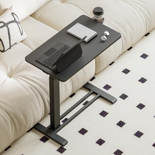 32''Large Medical Overbed Bedside Table with Wheels,Rolling Table - Image 2