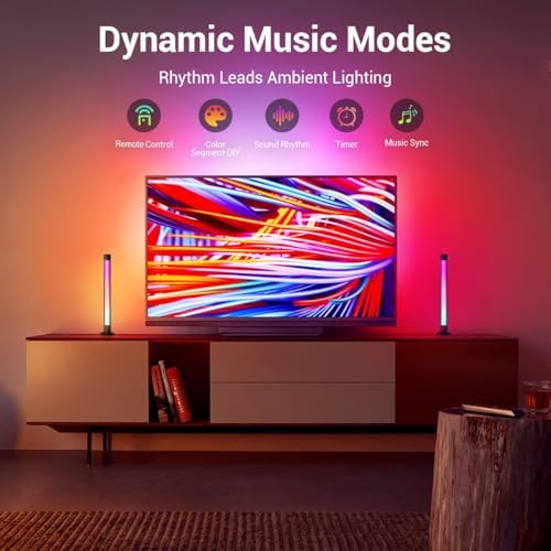 Smart Gaming Light Bar Ambient Lighting, LED Backlights with Scene and Music Sync for Game Monitor, PC, TV, Room Decoration Valentine's Day Gift - Image 5