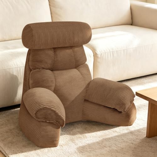 FXXUDVNIIN Back Pillow for Bed Sitting up – with 9.4" Armrest by Unknown