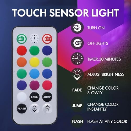 IFTHFOUR 10 Pack Hexagon Light Panels - Smart RGB Hexagon LED Lights Wall Lights Remote Control Lights for Lving Room, Bedrooms, DIY Lovers, Gifts, Gaming Room, Kids - Image 4