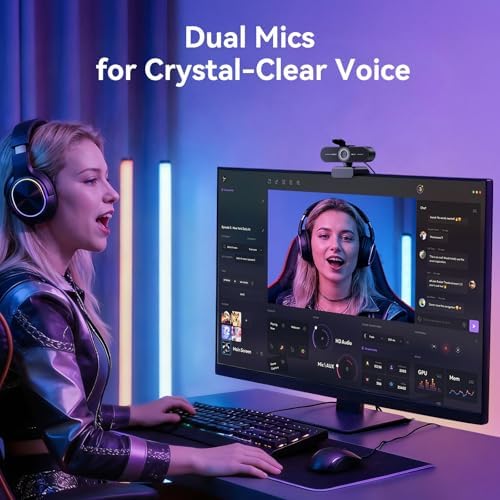 EMEET C60E 4K Webcam for Streaming & Gaming，PDAF Autofocus - Image 5
