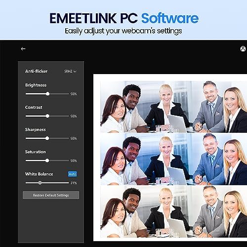 EMEET C960 1080P Webcam with Microphone, 2 Mics, 90° FOV, Computer Camera - Image 6