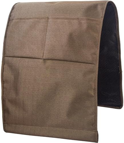 MDSTOP 5 Pockets Remote Control Holder, Magazine Rack, Space Saver Organizer, Draped Over Sofa, Couch, Recliner Armrest - Image 5